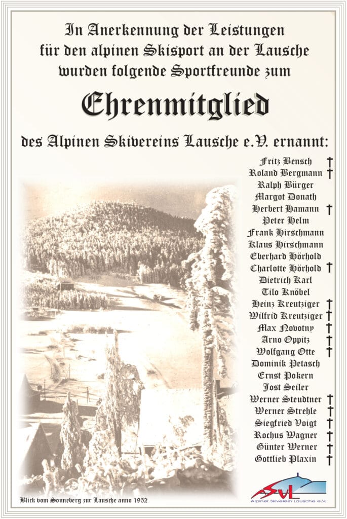 Ehrenmitgliederliste 2025 Ehrenmitgliederliste 2025